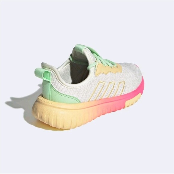 Adidas Kaptir Flow 2.0 Off White Wonder White Lucid Pink JR8090 Men\'s Size 7